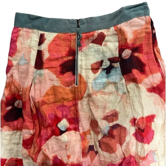 Loft Colorful Pleated Flowy Mini Skirt - Picture 7 of 10
